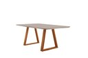 Ver imagem 2 de Conjunto Sala de Jantar Mesa Viena Madeira Maciça 160x90cm Tampo Retângular Vidro Off White com 6 Ca
