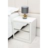 Mesa de Cabeceira Tw 141 Off White / Espelho - 1