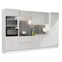 Ver imagem 5 de Cozinha Completa Mdf Madesa Acordes Frentes Branco Brilho