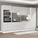 Ver imagem 1 de Cozinha Completa Mdf Madesa Acordes Frentes Branco Brilho