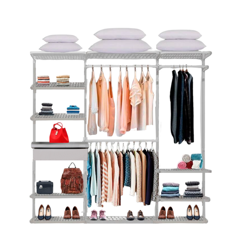 Closet Aramado - Linear Clr 252 com Gaveta - 2,20m - Branco