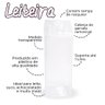 Garrafa Caixa de Leite Transparente 1 Litro - 6