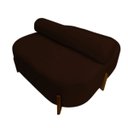 Ver imagem 3 de Poltrona Sofá Ilha Pequeno Lojas Orgânico Dois Lados Bouclé Marrom