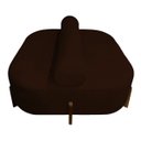 Ver imagem 4 de Poltrona Sofá Ilha Pequeno Lojas Orgânico Dois Lados Bouclé Marrom