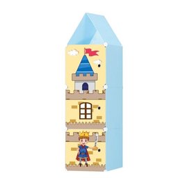 Guarda Roupa Infantil Portatil Castelo Sapateira Modular Organizador de Brinquedos Roupas - 1