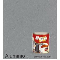 Tinta Esmalte Sintético Maza 3,6 Litros com 28 Cores - Alumínio - 1 Tinta Esmalte Sintético Maza 3,6 Litros com 28 Cores - Alumínio - 1