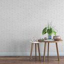 Ver imagem 2 de Papel de Parede Decorativo Tijolinho Branco Liso - 3,00x0,50m