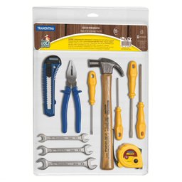 Kit de Ferramentas Tramontina com Martelo Trena Alicate Estilete Chaves de Fenda e Chaves Fixas 11 P - 4