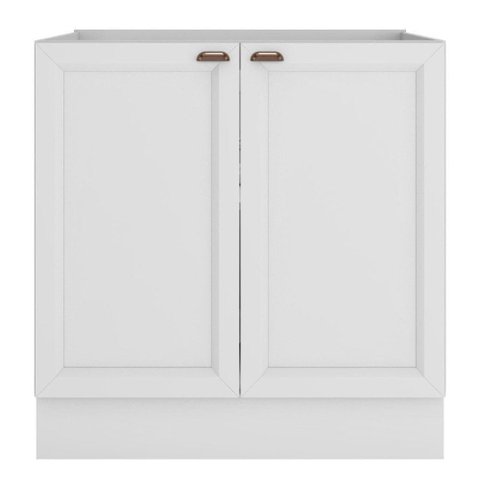 Balcão 2 Portas 80 Cm sem Tampo Unna Poliman Branco