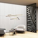 Ver imagem 1 de Painel Vazado Divisória Mdf Honolulu Preto - 1,80x2,60m