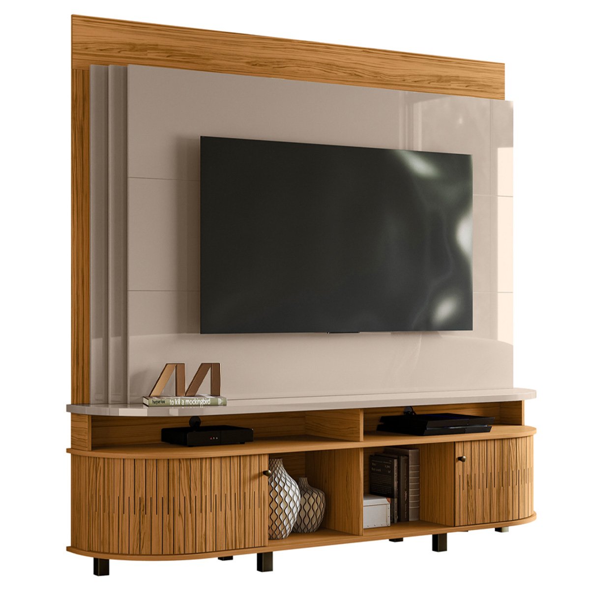 Home Theater Daytona Tvs até 65” Fendi Naturale 651133 Madetec