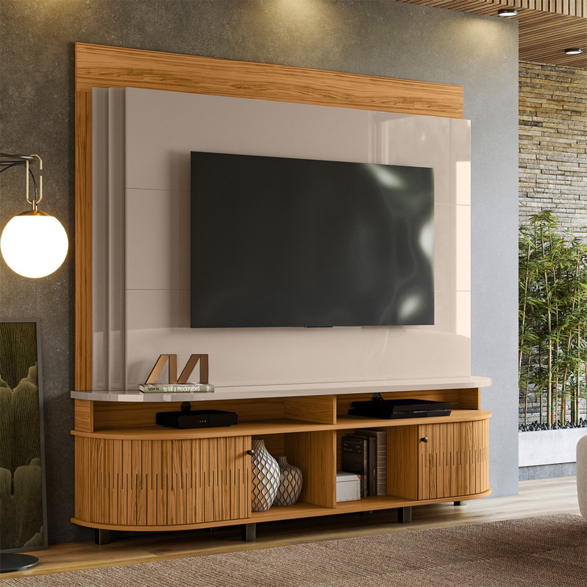 Home Theater Daytona Tvs até 65” Fendi Naturale 651133 Madetec - 2