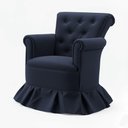 Ver imagem 1 de Poltrona Amentação Confortável com Balanço Descanso Quarto Bebê Aconchego Suede Azul