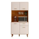 Ver imagem 2 de Kit Cozinha 90cm New Izis Freijó Uv/off Acetinado Poliman