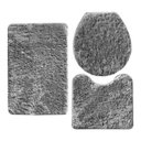 Ver imagem 1 de Jogo de Tapetes para Banheiro Classic 3 Peças Cinza Oasis