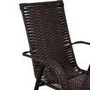 Ver imagem 3 de Cadeira de Área Externa Bela de Aço Carbono e Fibra Sintética