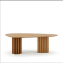 Ver imagem 2 de Mesa de Jantar Belle com Tampo Orgânico Marrom/Cinamomo