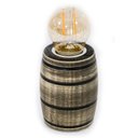 Ver imagem 1 de Soquete Barril para Lustre Roda de Carroça - Madeira - Decoração E27 - Rústico