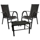 Ver imagem 1 de Kit com 2 Cadeiras e Mesa de Centro Bela Fibra Sintética