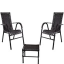 Ver imagem 2 de Kit com 2 Cadeiras e Mesa de Centro Bela Fibra Sintética