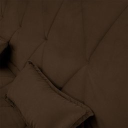 Sofá Cama Estoril 1,90m Suede Velut - King House - 6