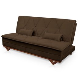 Sofá Cama Estoril 1,90m Suede Velut - King House - 4
