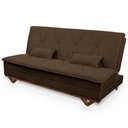 Ver imagem 5 de Sofá Cama Estoril 1,90m Suede Velut - King House