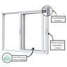 Janela de Alumínio Branco Vitro de Correr 2 Folhas Linha Premium Atlântica: A=1,20m x L=1,20m - 3