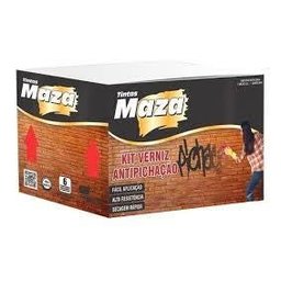 Verniz Pu Kit com Catalizador Anti-Pichação Maza 3,6 Lt - 1 Verniz Pu Kit com Catalizador Anti-Pichação Maza 3,6 Lt - 1