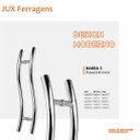 Ver imagem 2 de Puxador Inox 304 Tipo S Tubular Redondo Polido Duplo 60cm Tubo 32 Todas Portas