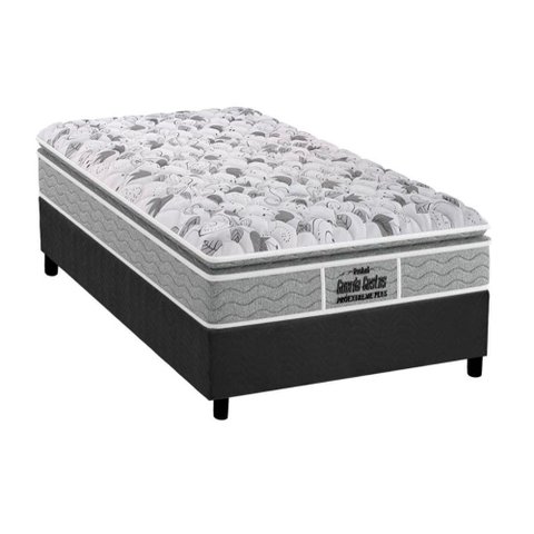 Cama Box Solteiro Colchão Anatômico Probel D45/ep Firmepedic Guarda Costas Próextreme Plus