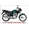 Tinta Honda CG Titan 150 2004 a 2007 Verde Pantanal Poliéster 900ml - 2