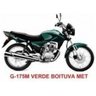 Tinta Honda CG Titan 150 2004 a 2007 Verde Boituva Poliéster 900ml - 2
