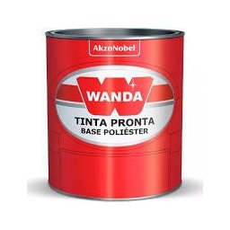 Tinta Honda CG Titan 150 2004 a 2007 Prata Lumiar Met. Poliéster 900ml - 1