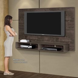 Painel para TV até 46 Polegadas Coral Contemporâneo Kaiki Móveis - 5