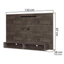 Ver imagem 4 de Painel para TV até 46 Polegadas Coral Contemporâneo Kaiki Móveis