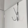 Gancho para Porta Cabide Triplo de Encaixe Pendurar Roupa Toalha Cromado - 4