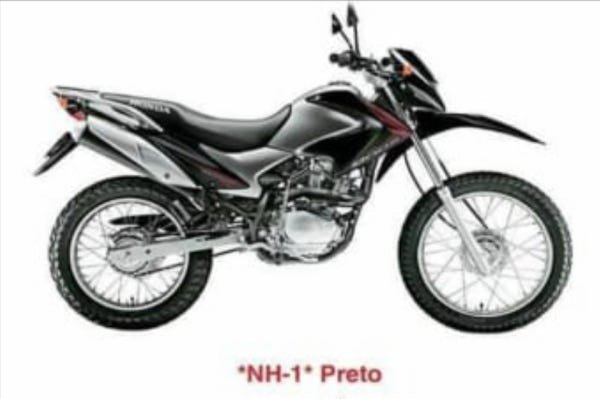 Tinta Honda NXR 150 Bros Preta Poliéster 900ml - 2