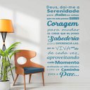 Ver imagem 3 de Adesivo Decorativo de Parede Deus Dai-me a Serenidade-Grande 98x51cm