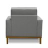 Kit 2 Poltronas Decorativa Living com Base Lavinia Linho Adonai Estofados - 5