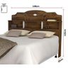 Cabeceira Box Casal Estrela 1,40 malbec - Vitamov 0410493 - 3