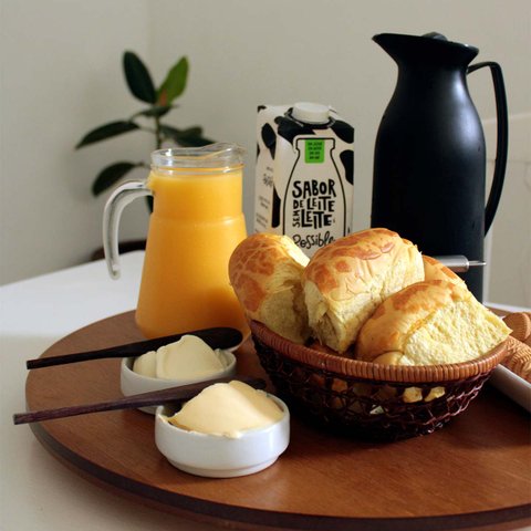 Prato Giratório para Servir na Mesa de Jantar 70 Cm - Mel
