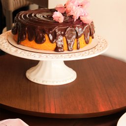 Prato Giratório para Servir na Mesa de Jantar 70 Cm - Castanho - 4