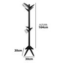 Ver imagem 2 de Cabideiro Infantil Reticulado Mancebo Madeira de Pé e Arara Resion Cabideiro Reticulado Preto