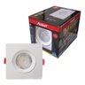 Kit 5 Spot LED Quadrado Branco Quente 5W Avant - 1