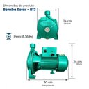 Ver imagem 5 de Kit Bomba Solar B-13 950w Ip44 114v + 3 Placas Solares Monocristalina Half-cell 550w Thebe