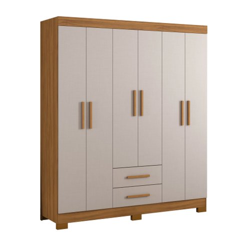 Guarda-roupa Roupeiro Nt 5130 6 Portas 2g Notável Móveis