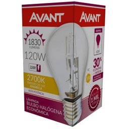 Kit 10 Lâmpada Bulbo Halogena 2700K 220V 120W Avant - 1 Kit 10 Lâmpada Bulbo Halogena 2700K 220V 120W Avant - 1