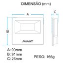 Ver imagem 2 de Refletor slim 10w verde AVANT