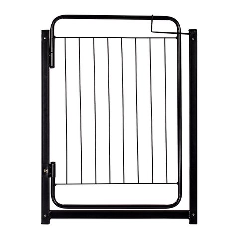 Grade Portão Proteção Pet Cachorro 89 a 94 Cm Criança Cães:preto